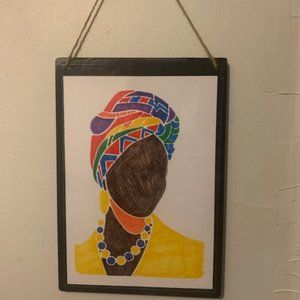 Handcrafted African Art Queen Mia